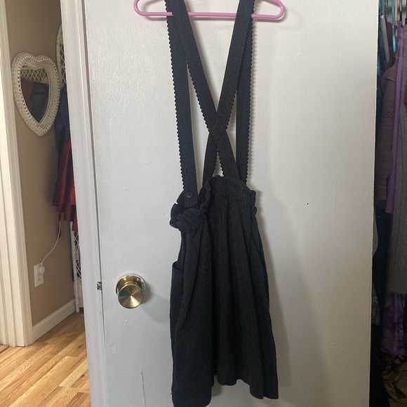 zara gray overall skirt - Picture 5 of 5